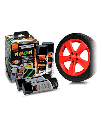 Foliatec Goma Líquida Rojo 400ml (4uds) - Protección y Estilo para el Coche
