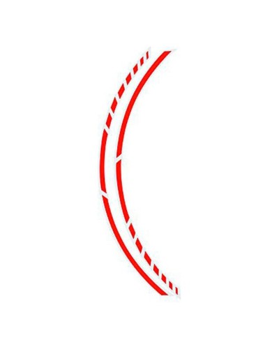 Foliatec Reifenaufkleber Neon Rot - Auto Motorrad Tuning - Hohe Sichtbarkeit
