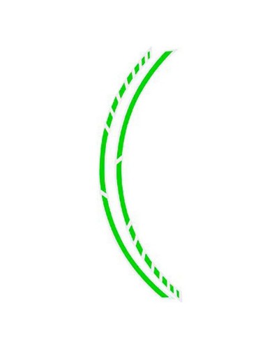 Foliatec Reifenaufkleber Neon Grün - Hohe Sichtbarkeit - Auto Tuning
