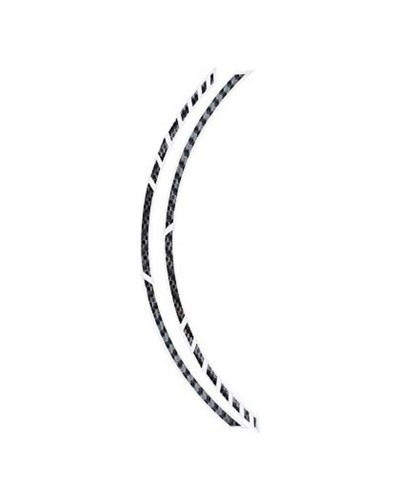 Foliatec Tire Stickers Carbon - Custom Sporty Look
