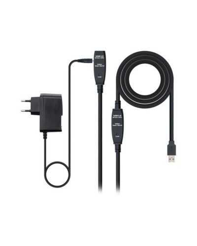 NANOCABLE Cavo Prolunga USB 2.0 Nero - 3 Metri - Alta Velocità
