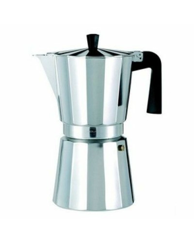 Cafetera Italiana Valira VITRO 12T Plateado Aluminio 12 Tazas
