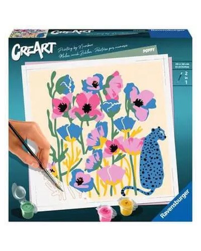 Paint by Numbers Set Ravensburger Flowers