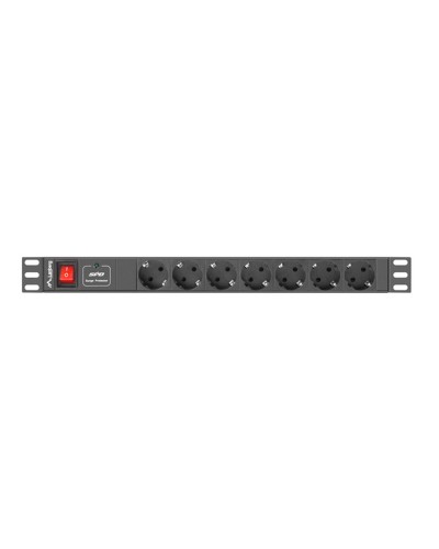 Multiprise 7 Prises avec Interrupteur Lanberg PDU-07F-0200-IEC-BK 2500 W 220-250 V 10 A