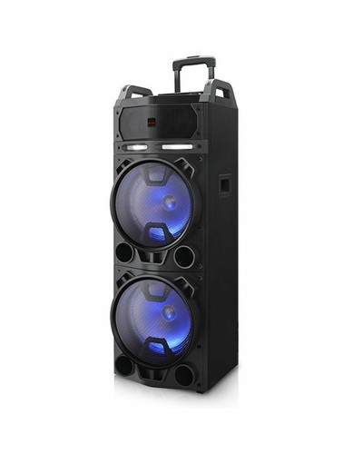 Dankzij de draagbare Bluetooth®-luidsprekers Aiwa KBTUS900   800W Zwart 800 W