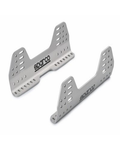 Sparco Support Siège Racing Argent Aluminium 6mm - 415mm - Montage Latéral
