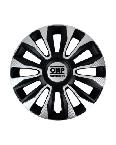 Copri Cerchioni OMP Magnum Nero 13" - Set 4 Copriruota Auto

