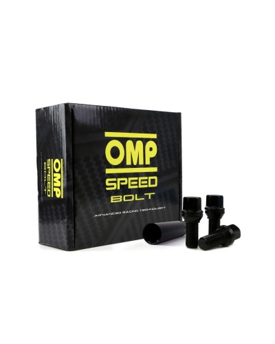 OMP Radmuttern 28mm M14x1.50, Set Radbolzen zur Befestigung von Autorädern
