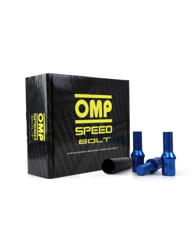 Set Bouten OMP 27 mm Blauw 20 uds M12 x 1,25