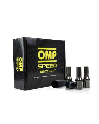 Set Mutterit OMP 27 mm Antrasiitinharmaa 20 uds M12 x 1,25