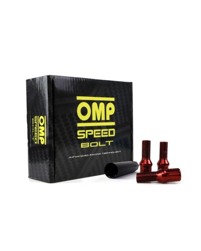 Set Skruv OMP 27 mm Röd 20 uds M14 x 1,25