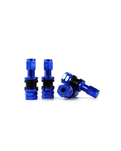 Valvola OMP Azzurro Alluminio - Set 4 Pezzi - Auto Tuning
