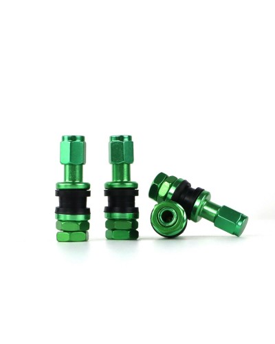 OMP Valvola Alluminio Verde 4pz - Pneumatici Auto Moto Gonfiaggio
