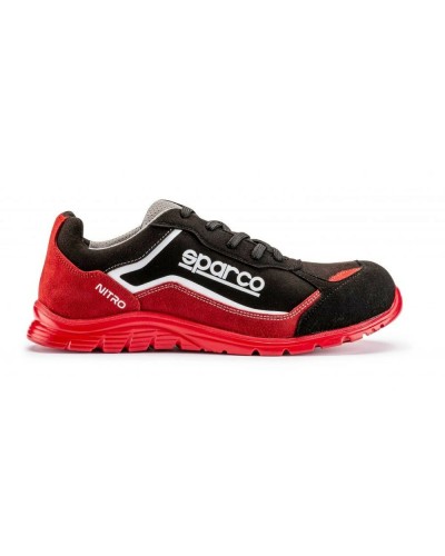 Sparco 07522 S3 ESD Arbeitsschuhe Schwarz/Rot - Größe 48 - Sicherheitsschuhe
