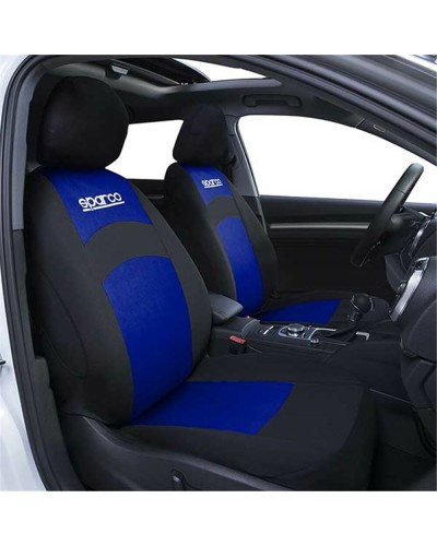 Sparco SPCS402BL : Housse de Siège Auto Noir/Bleu - Protection et Style
