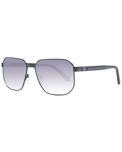 Guess GF5086 Lunettes de Soleil Homme, Noir Verres Gris, 59mm
