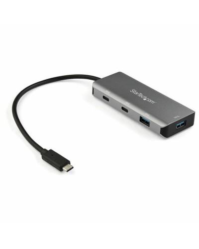 StarTech Hub USB-C 3.1 vers 2 USB-A + USB-C Power Delivery - Compact
