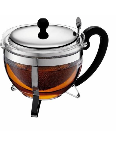 Theepot Bodum CHAMBORD Grijs Transparant 1,3 L 16,8 x 23,3 x 16,8 cm