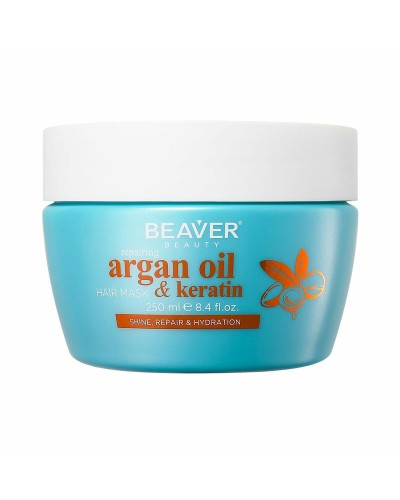 Repairing Haar-Reparatur-Maske Beaver ARGAN OIL & KERATIN 250 ml