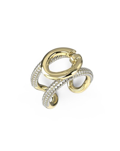 Bague Femme Guess JUBR04522JWYG56 Doré 16
