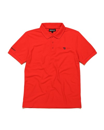 Polo de Manga Corta Hombre Bobroff Rojo