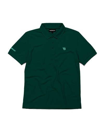 Polo de Manga Corta Hombre Bobroff Verde