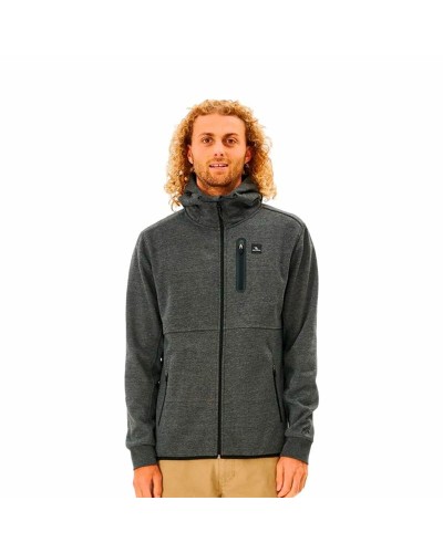 Chaqueta Rip Curl Anti Series Departed Zip Thr Gris oscuro