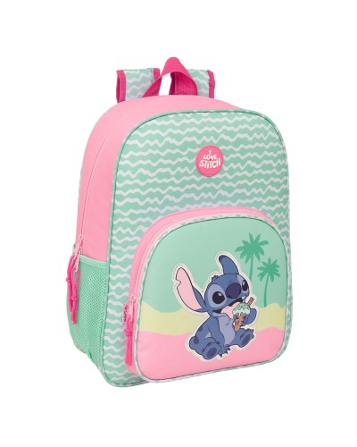 Mochila Escolar Lilo & Stitch Ice cream Rosa 33 x 42 x 14 cm
