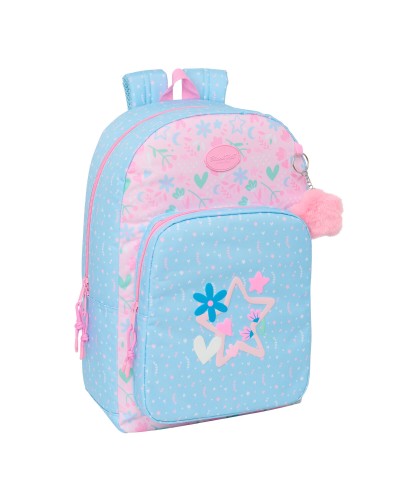 Koululaukku BlackFit8 Smile Sininen Pinkki 30 x 46 x 14 cm