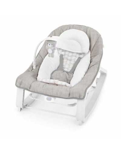 Baby-Liegestuhl Ingenuity Weiß Grau