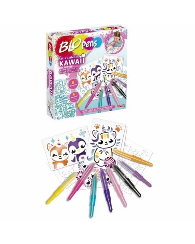 Aktivitätsbox zum Ausmalen Lansay BLOPENS KAWAII Bunt