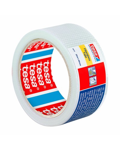 Adhesive Tape TESA Fibreglass 48 mm x 25 m White