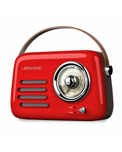Transistor Radio Ledwood ALMA RED Red 30 W