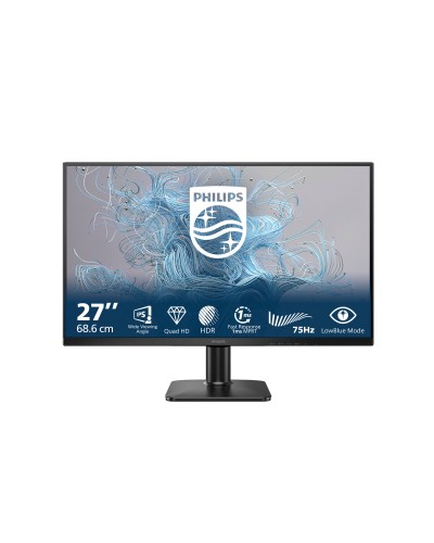 Gaming Monitor Philips 27 IPS 2560X1440 QHD 16:9 75HZ MNTR Quad HD 27"