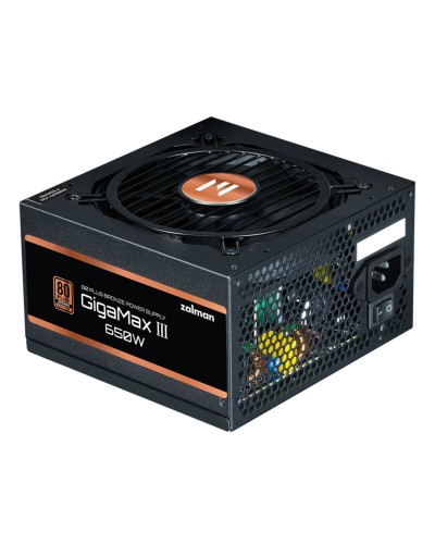 Stromquelle Zalman GigaMax III ATX 650 W 110 W 80 Plus Bronze