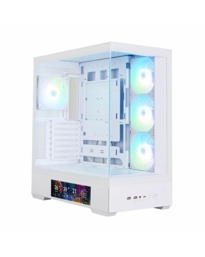 Case computer desktop ATX Zalman P40 DS Bianco