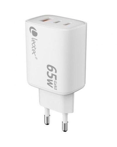 Wall Charger LEOTEC LECSPH65W3W2 65 W White
