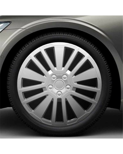 Embellecedores para Coche Origen OR-3 Plata 14" - Juego Completo 4 Piezas - Diseño Elegante
