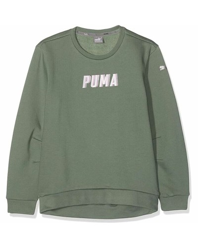 Puma Style Kinder Sweatshirt Weiß Olive - Bequem und Modisch
