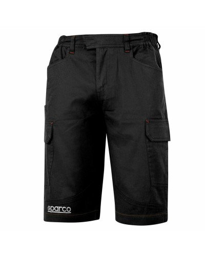 Sparco Short S02410 Noir, Taille S - Vêtements Racing/Loisirs
