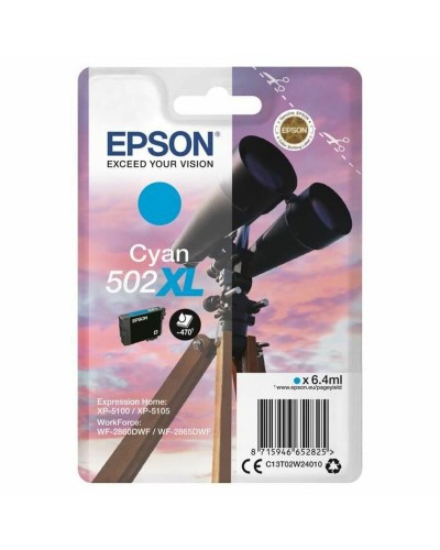 Epson C13T02W24020 Original Ink Cartridge Black Cyan - High Quality

