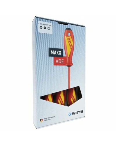 Screwdriver Set WITTE Flat PZ (5 Units)