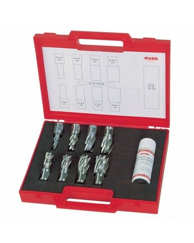 Ensemble de forets RUKO Porte documents Weldon 8 Pièces