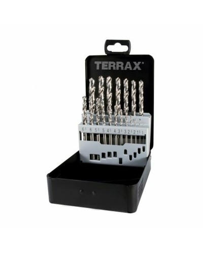 Set di trapani TERRAX Confezione DIN 338 25 Pezzi (25 Unità)