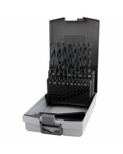 Set de brocas RUKO Caja con Tapa DIN 338 Helicoidal 19 piezas
