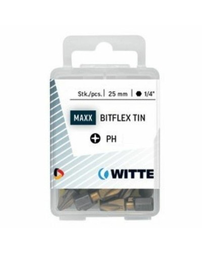 Satz von Spitzen WITTE PH 1 BITFLEX TIN PH1 15 Stück 15 Stücke