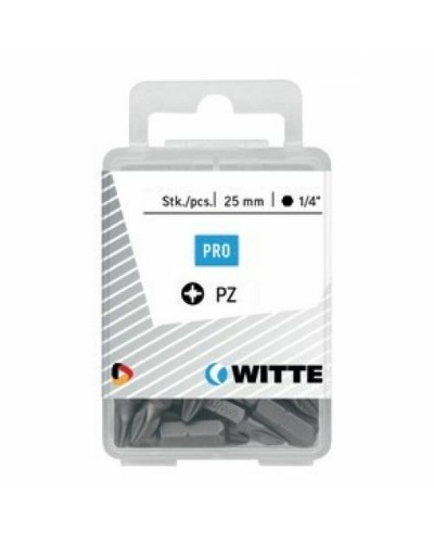 Set di punte WITTE Pozidriv PZ2 25 Unità 25 Pezzi