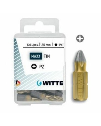 Satz von Spitzen WITTE PZ 1 DIAMOND Pozidriv PZ1 5 Stück