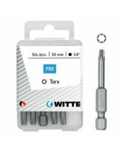 Set di punte WITTE Torx TX 25 5 Unità