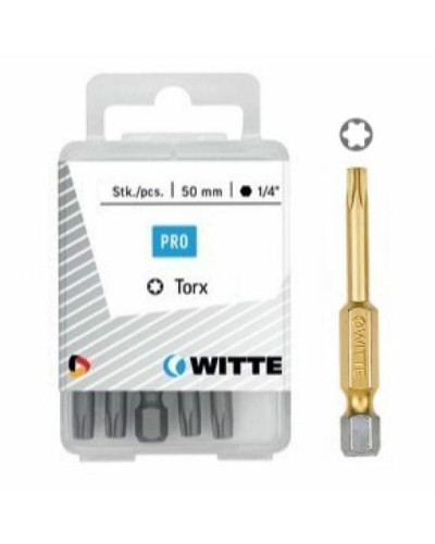 Set di punte WITTE TX Torx 5 Unità